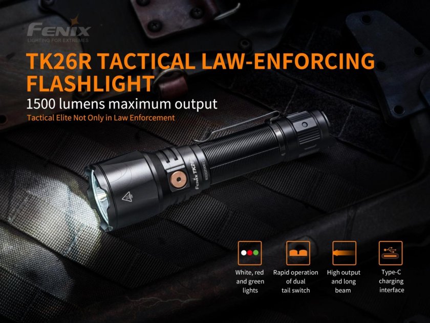 Linterna táctica Fenix TK26R