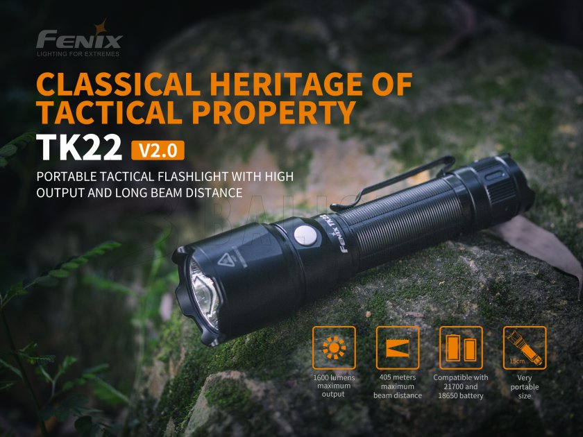 Linterna táctica Fenix TK22 V2.0