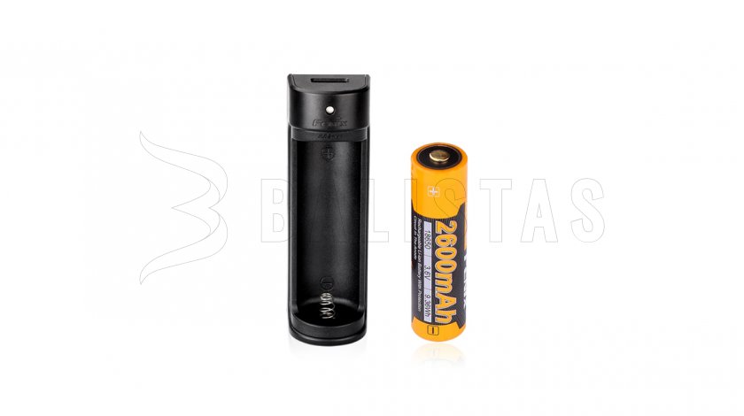 Cargador USB Fenix ARE-X1 + 18650 (2600 mAh)