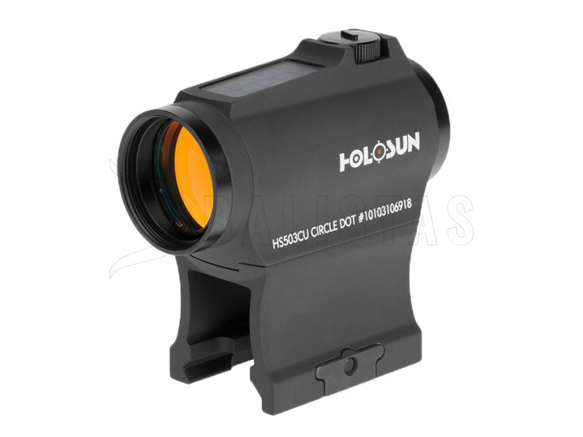 Colimador con panel solar Holosun Red Dot HS503CU