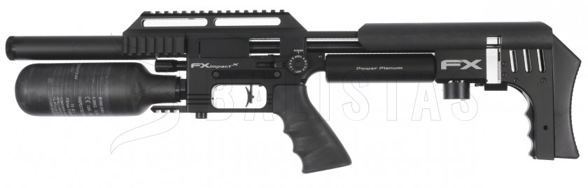 Air rifle FX Impact MKII Compact, Power Plenum, negro 5,5mm