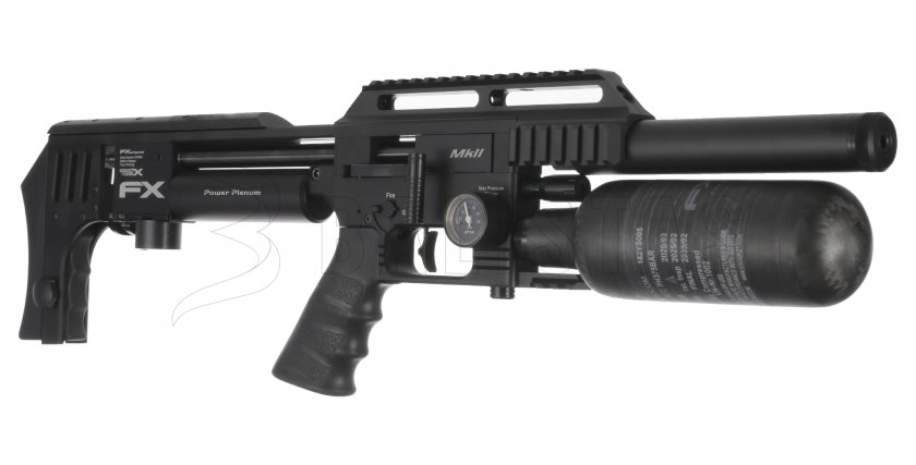 Air rifle FX Impact MKII Compact, Power Plenum, negro 5,5mm