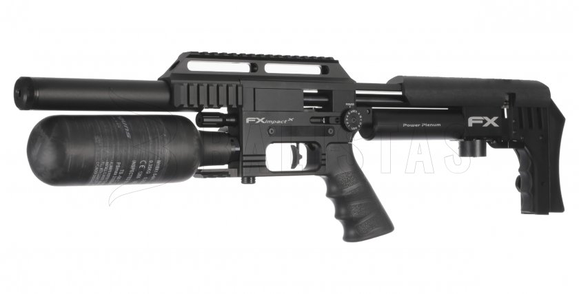 Air rifle FX Impact MKII Compact, Power Plenum, negro 5,5mm