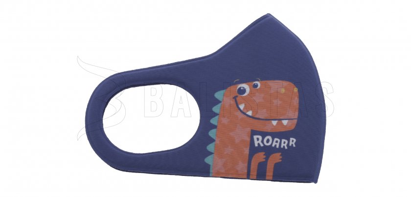 Cortina infantil - dinosaurio