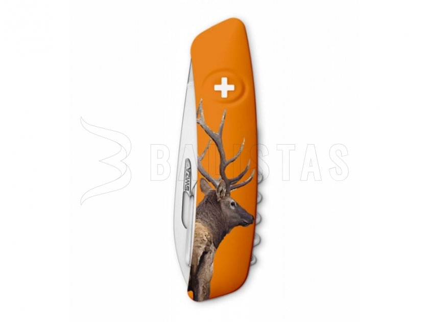 Navaja de bolsillo suiza Swiza TT03 Wildlife Bull Elk