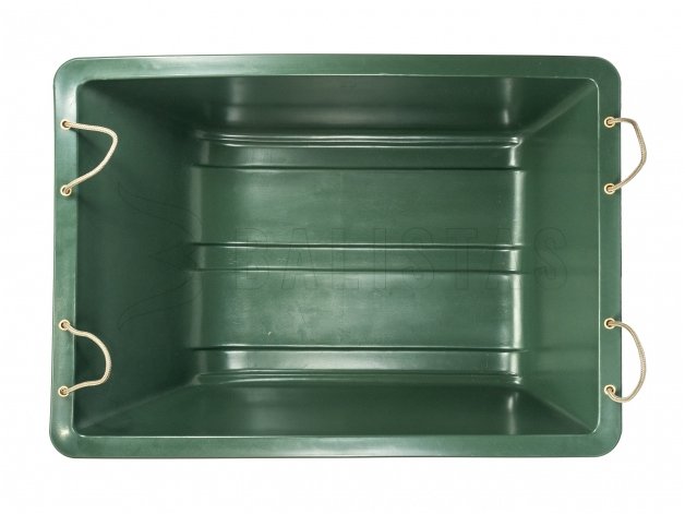 Gran bañera para transportar las piezas cazadas