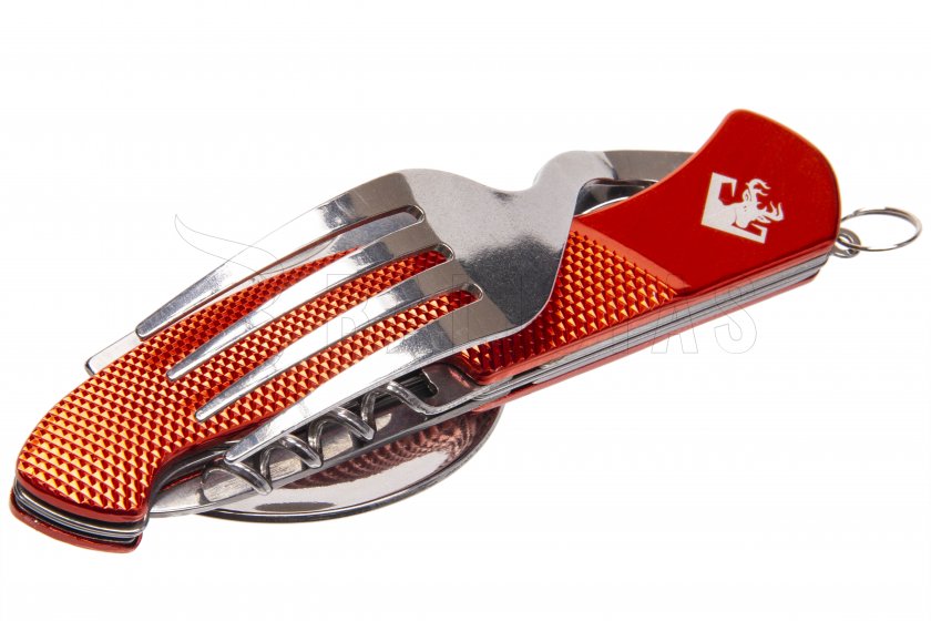 Cubiertos plegables Wildee Camper rojo