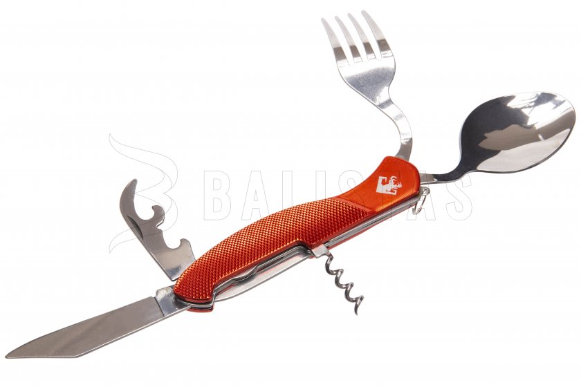 Cubiertos plegables Wildee Camper rojo