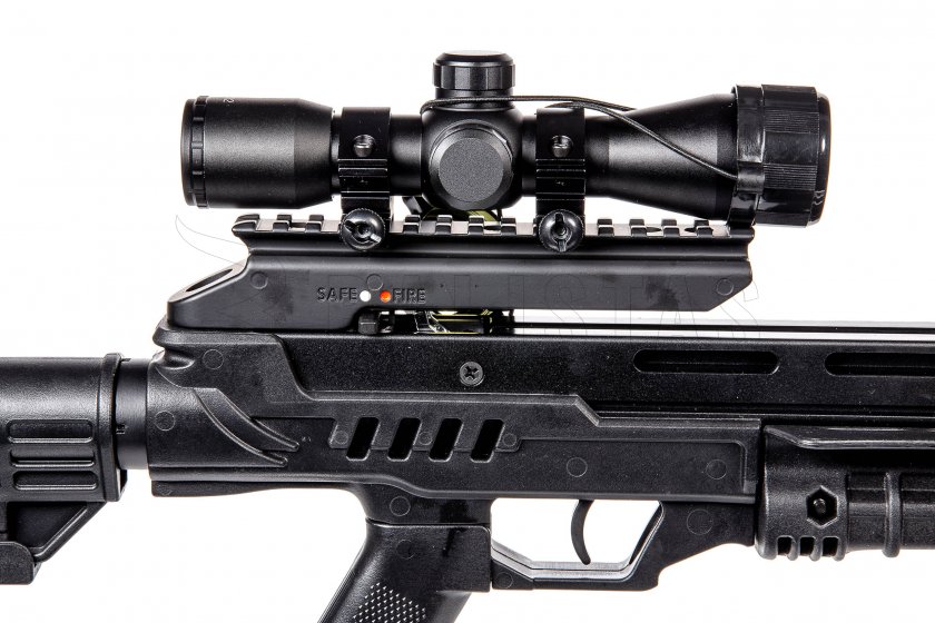 Ballesta Mankung Stalker XB52 185lbs negro KIT