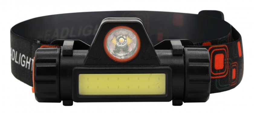 Cattara 120lm Linterna frontal recargable