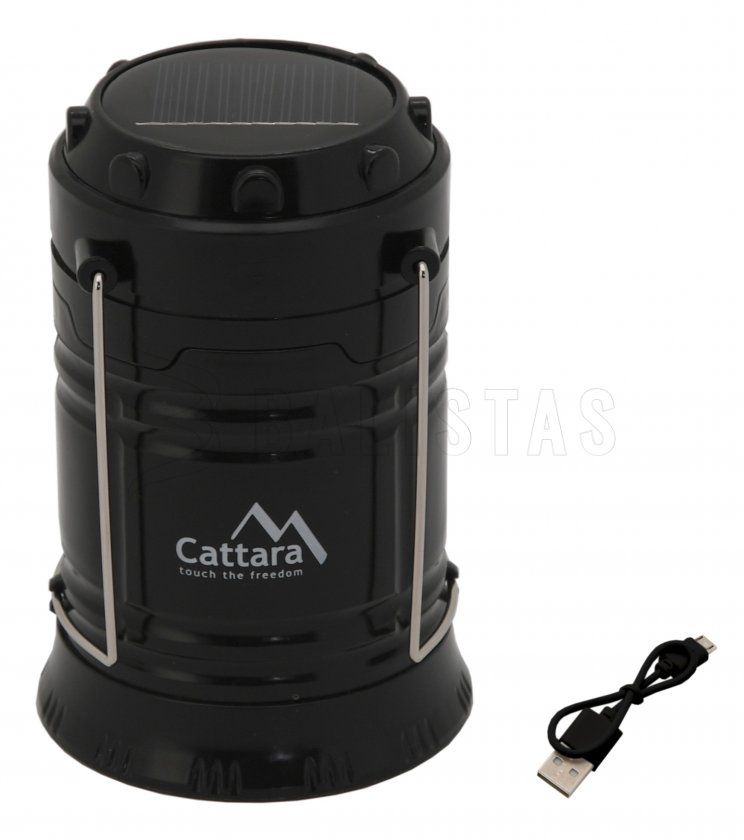 Linterna de camping recargable Cattara LED 20/60lm extensible