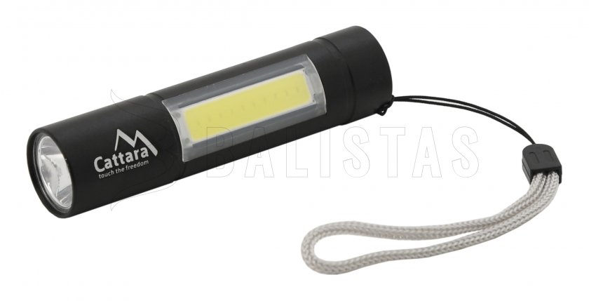Linterna LED de bolsillo Cattara 120lm recargable