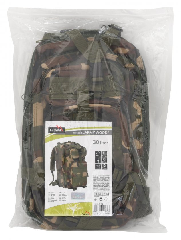 Mochila Cattara 30l ARMY WOOD