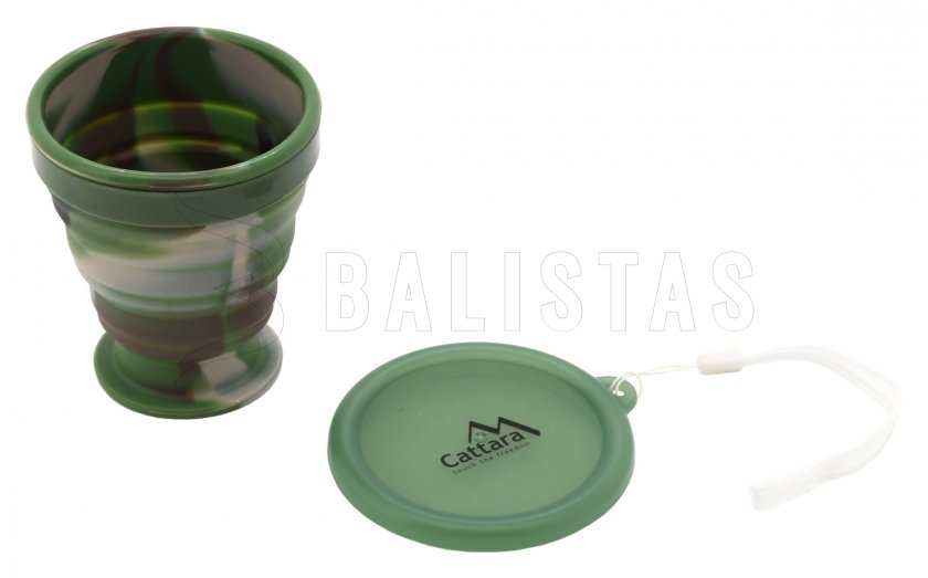 Vaso plegable de silicona ARMY 200ml