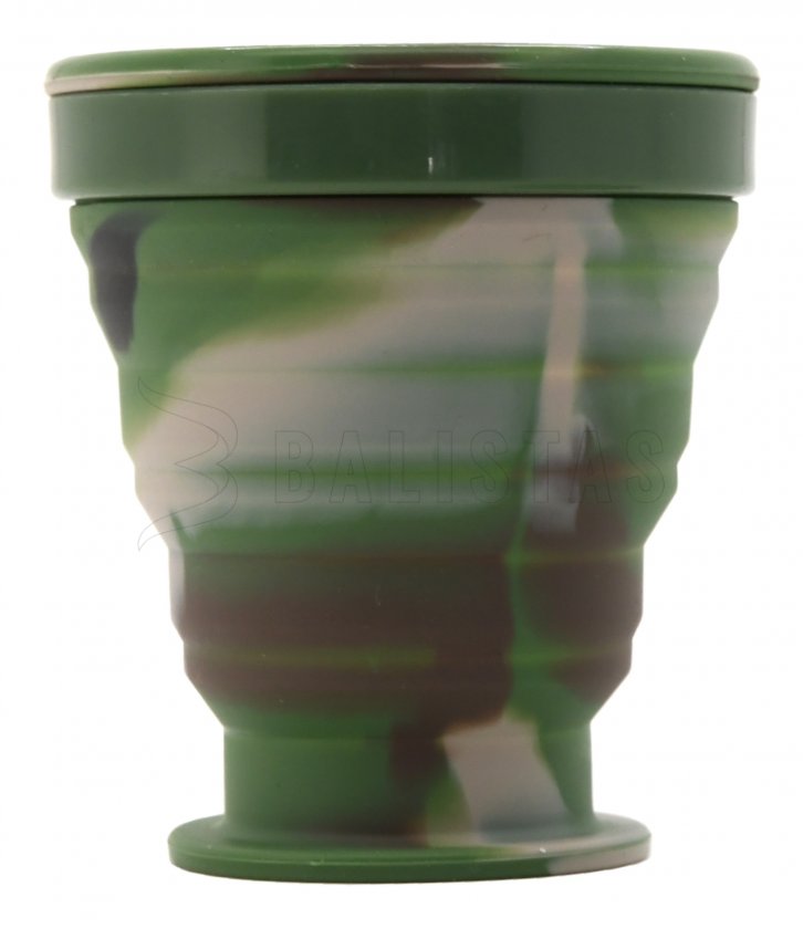 Vaso plegable de silicona ARMY 200ml