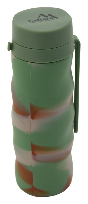 Botella plegable de silicona ARMY 550ml