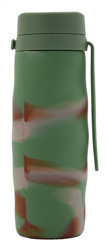 Botella plegable de silicona ARMY 550ml