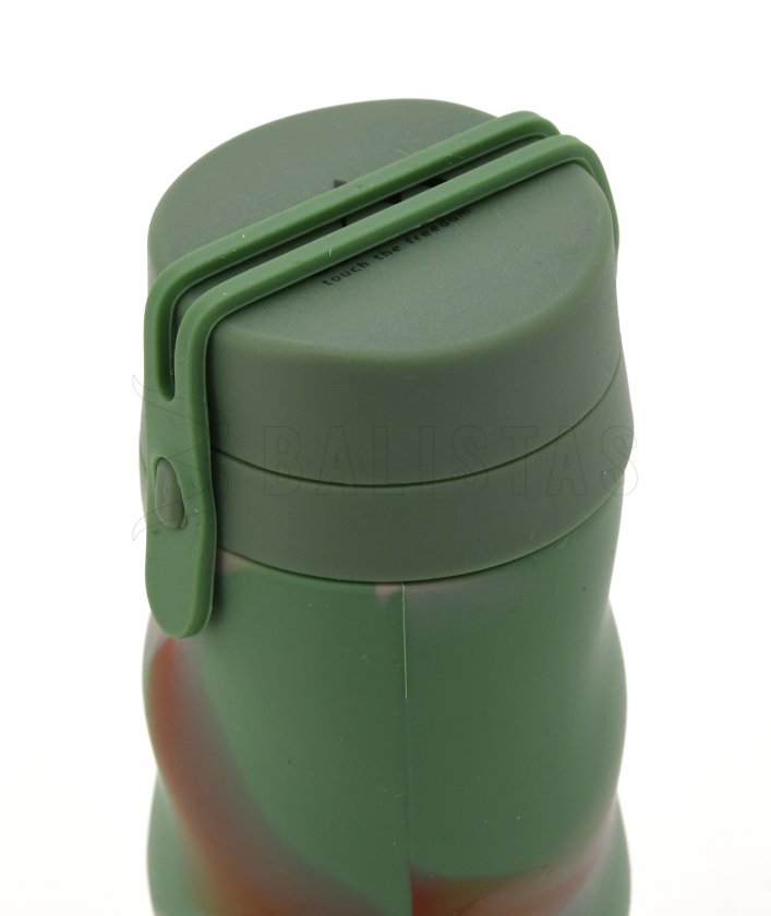 Botella plegable de silicona ARMY 550ml