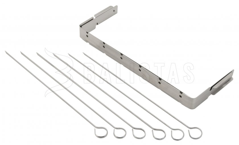Set de parrilla para pinchos 6pcs