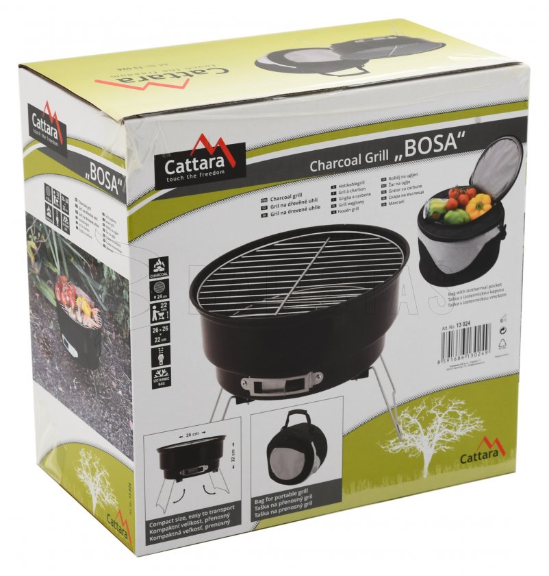 Parrilla de carbón BOSA portátil con bolsa