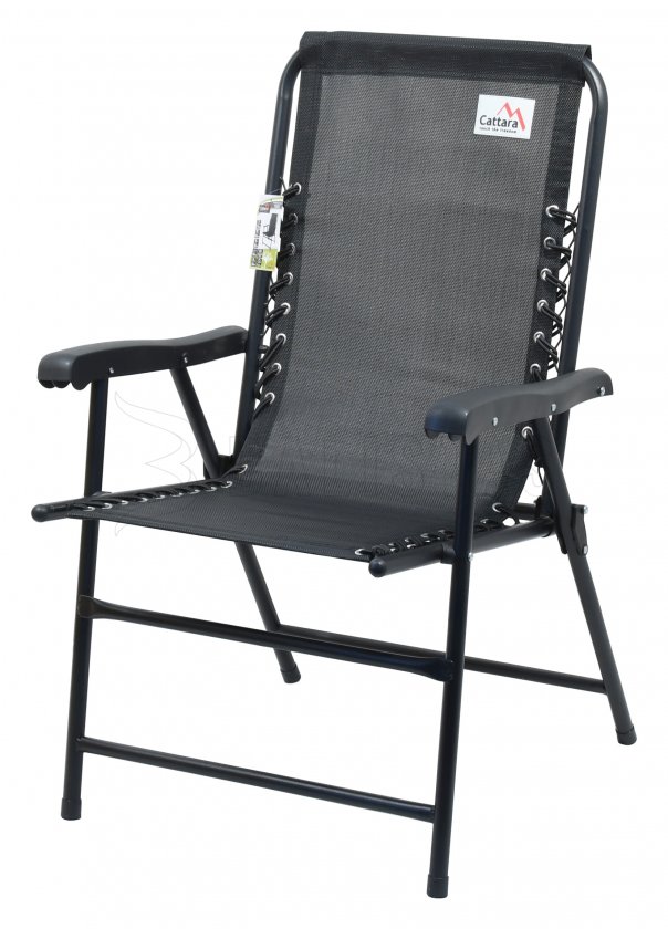 Silla de jardín plegable TERST negra