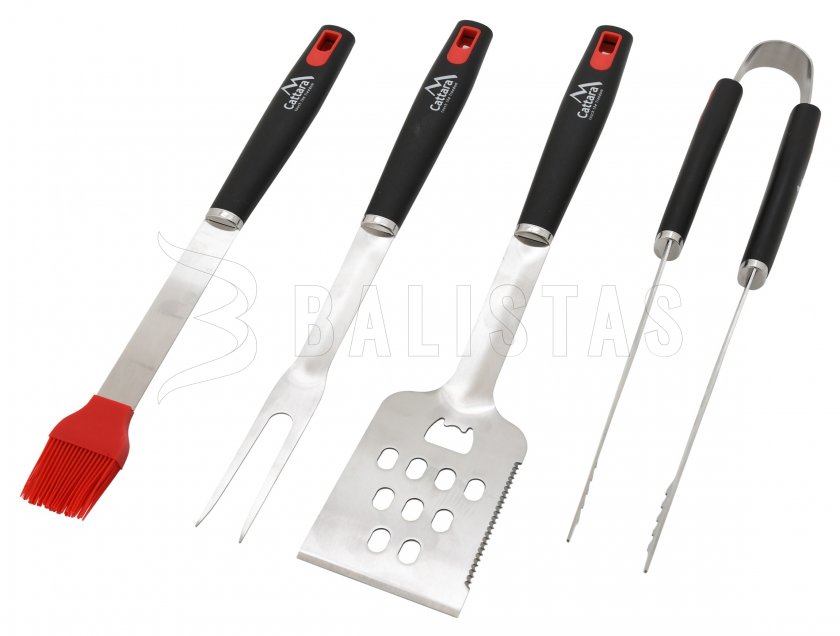 Set de 4 utensilios para asar INFERNO
