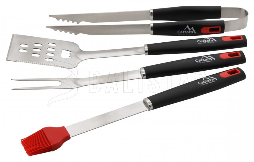Set de 4 utensilios para asar INFERNO