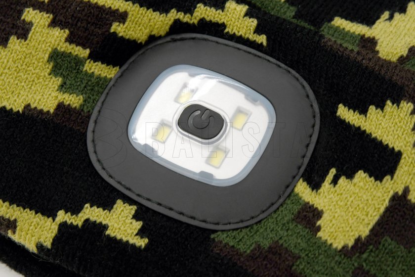 Gorra ARMY con linterna LED recargable por USB