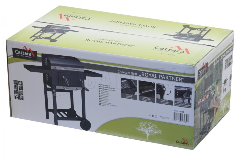 Parrilla de carbón ROYAL PARTNER rejilla de hierro fundido