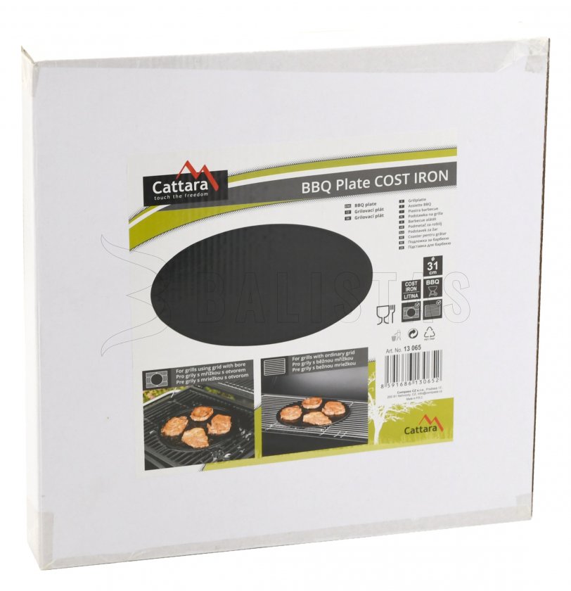 Placa de parrilla redonda de hierro fundido (para parrillas ROYAL CLASSIC y ROYAL GRANDE)