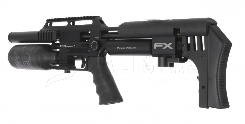 Fusil de aire FX Impact MKII Compact, Power Plenum, negro 6,35mm