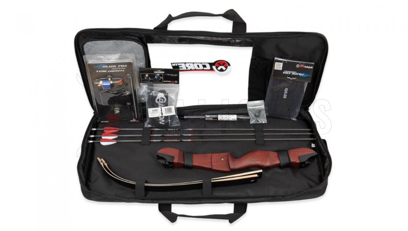Core Recurve Principiante 66" RH 24lb bow set