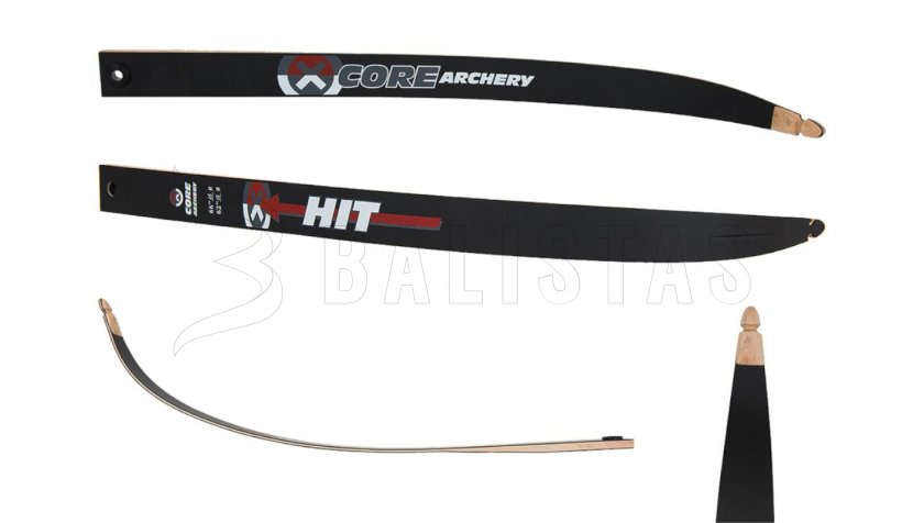 Core Recurve Principiante 66" RH 24lb bow set