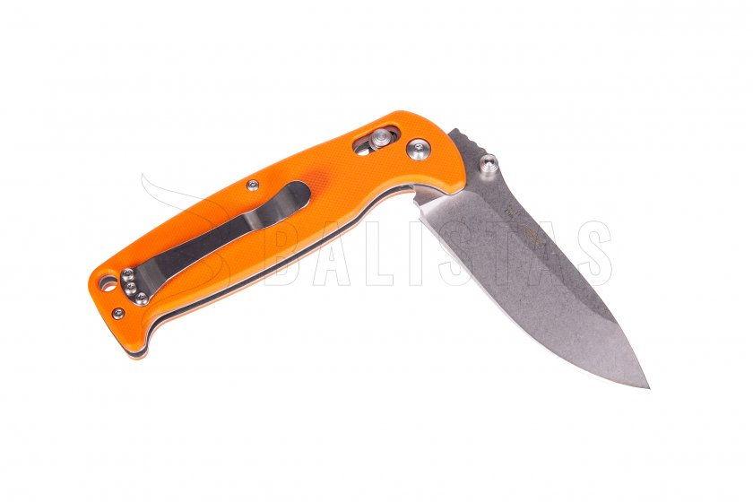 Ganzo G7412 navaja de cierre naranja con silbato