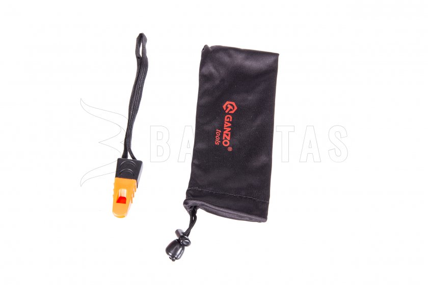 Ganzo G7453P navaja de cierre naranja con silbato
