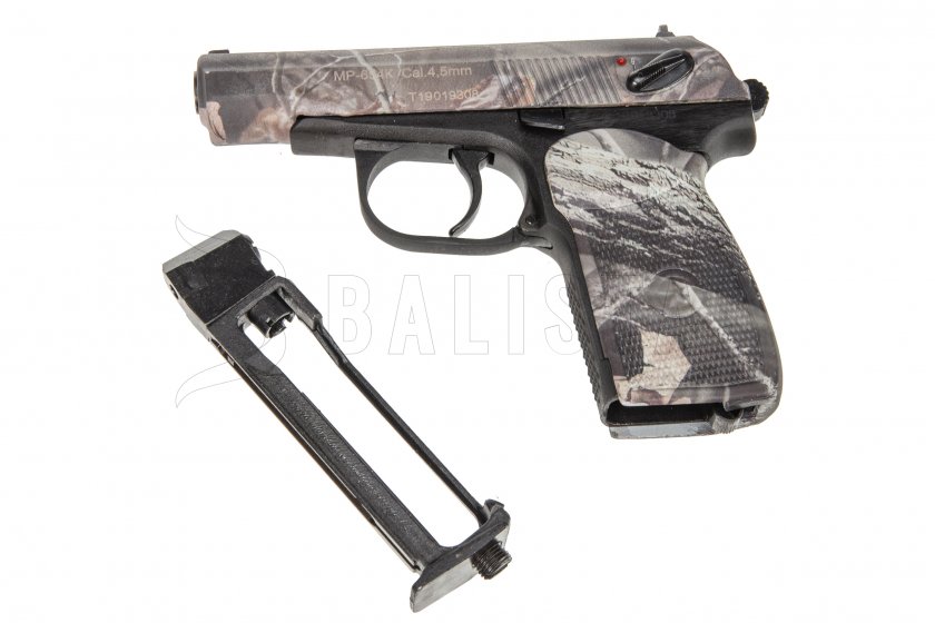 Pistola de aire Baikal MP-654K-23 4,5mm camo