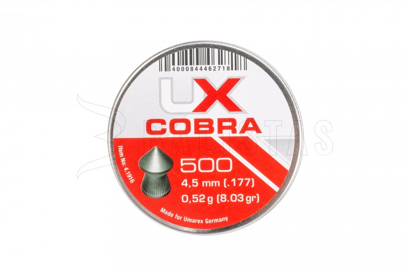 Diábolo Umarex Cobra 500pcs cal.4,5mm