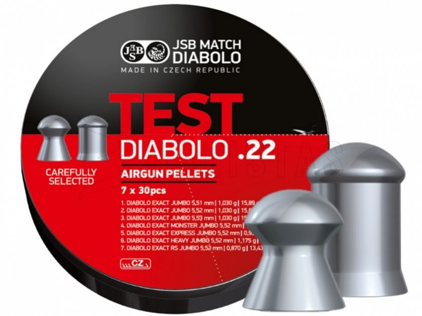 Diabolo JSB Exact Jumbo Test 5,5 mm