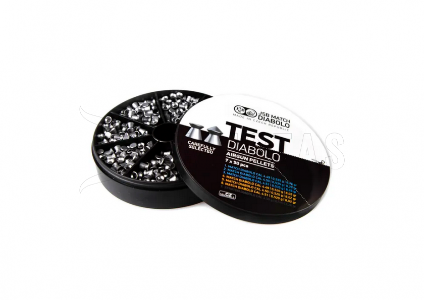 Diábolo JSB Match Test Peso Medio 4,5mm 350pcs