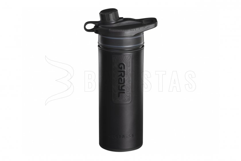 Grayl GeoPress 0,71l botella filtrante negra