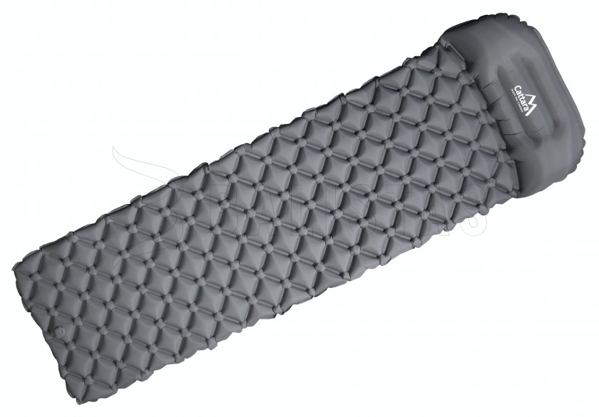 Colchoneta hinchable para coche CRYSTAL 195x58x5cm gris