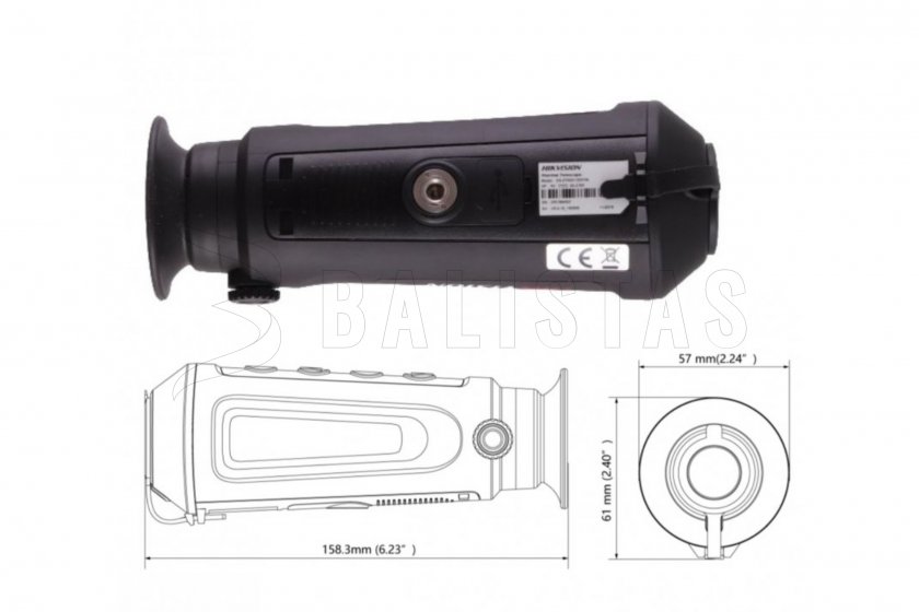 Monocular de imagen térmica Hikmicro LYNX LC06