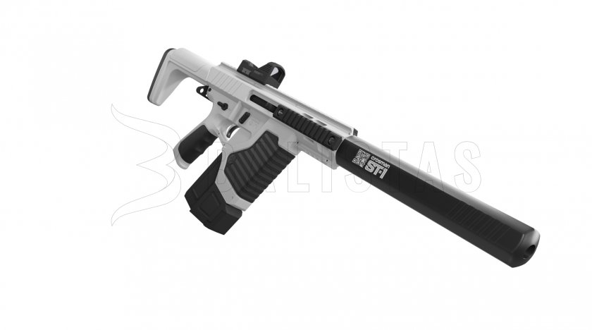 Carabina de aire comprimido Crosman ST1 Full Auto 4,5mm con colimador
