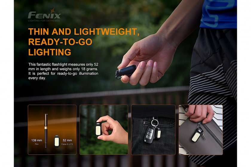 Linterna recargable Fenix E-LITE