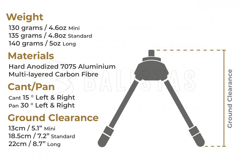 Bípode Spartan Javelin Lite Standard