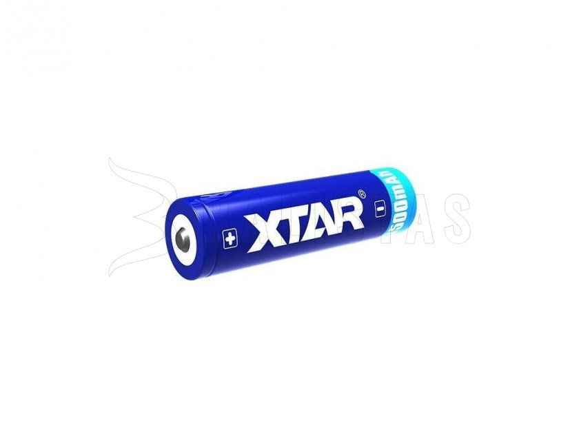 Batería con protección Xtar 18650, 3500mAh Li-Ion, 3,7V