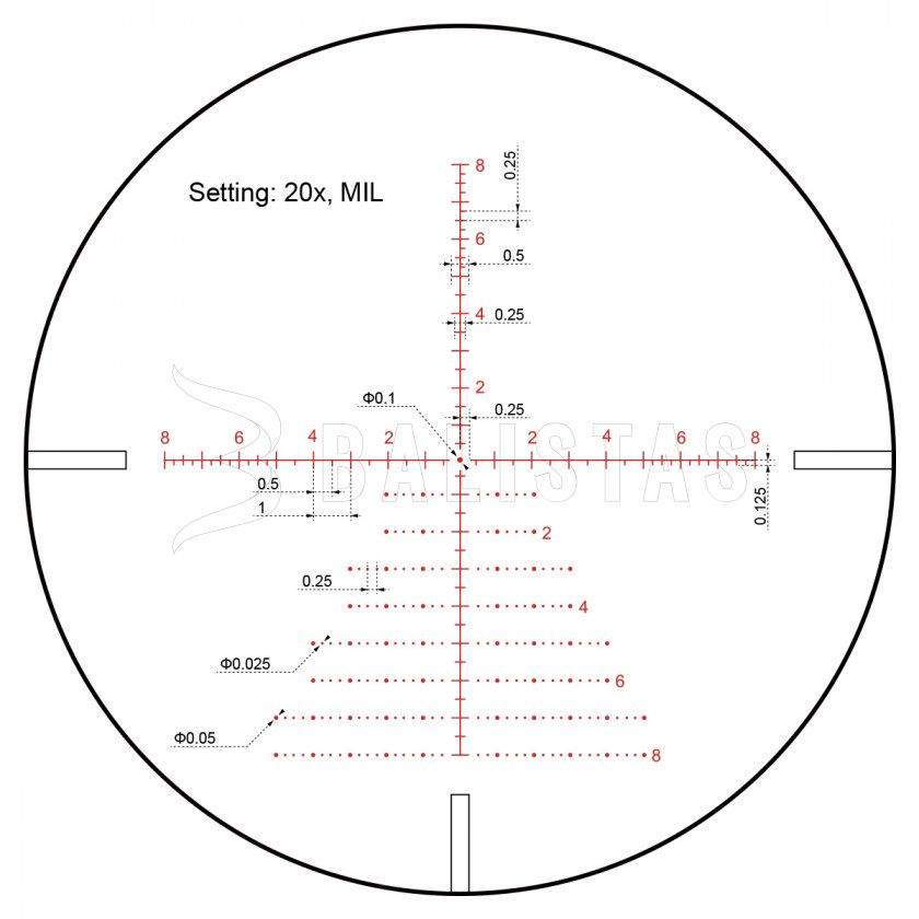 Riflescopio Vector Optics Continental x6 5-30X56 Tactical SFP ARI VCT-20A MRAD
