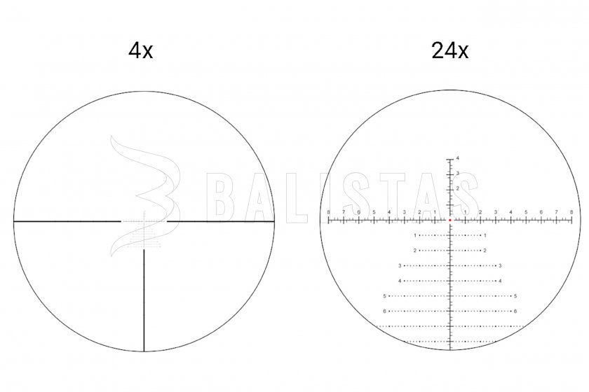 Visor Vector Optics Continental x6 4-24x56 FFP VCT-34 MRAD