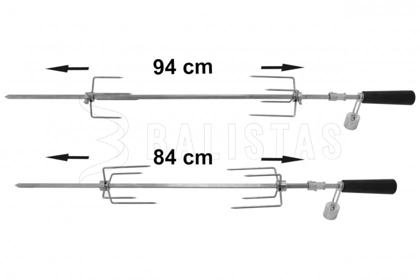 Pincho para asar Cattara UNI 84/94cm 230V