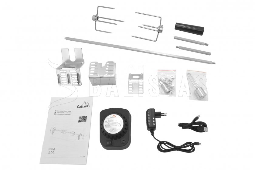 Pincho para asar Cattara UNI 84/94cm 230V